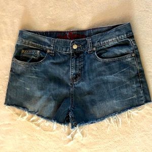 Red Camel Cut off Blue Jeans Shorts Women’s Size 32